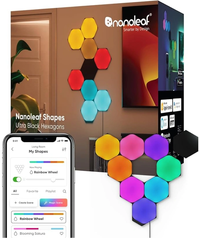 Nanoleaf Shapes Hexagon Smarter Kit